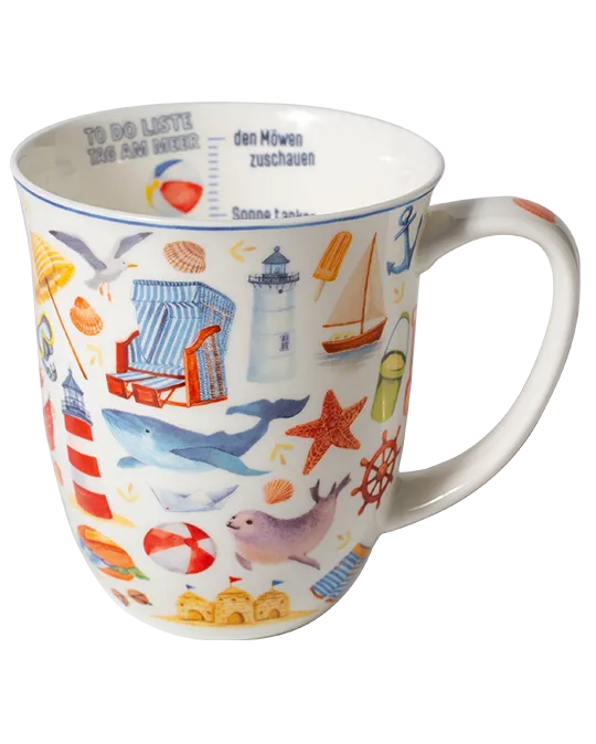 Becher 400 ml Tag am Meer